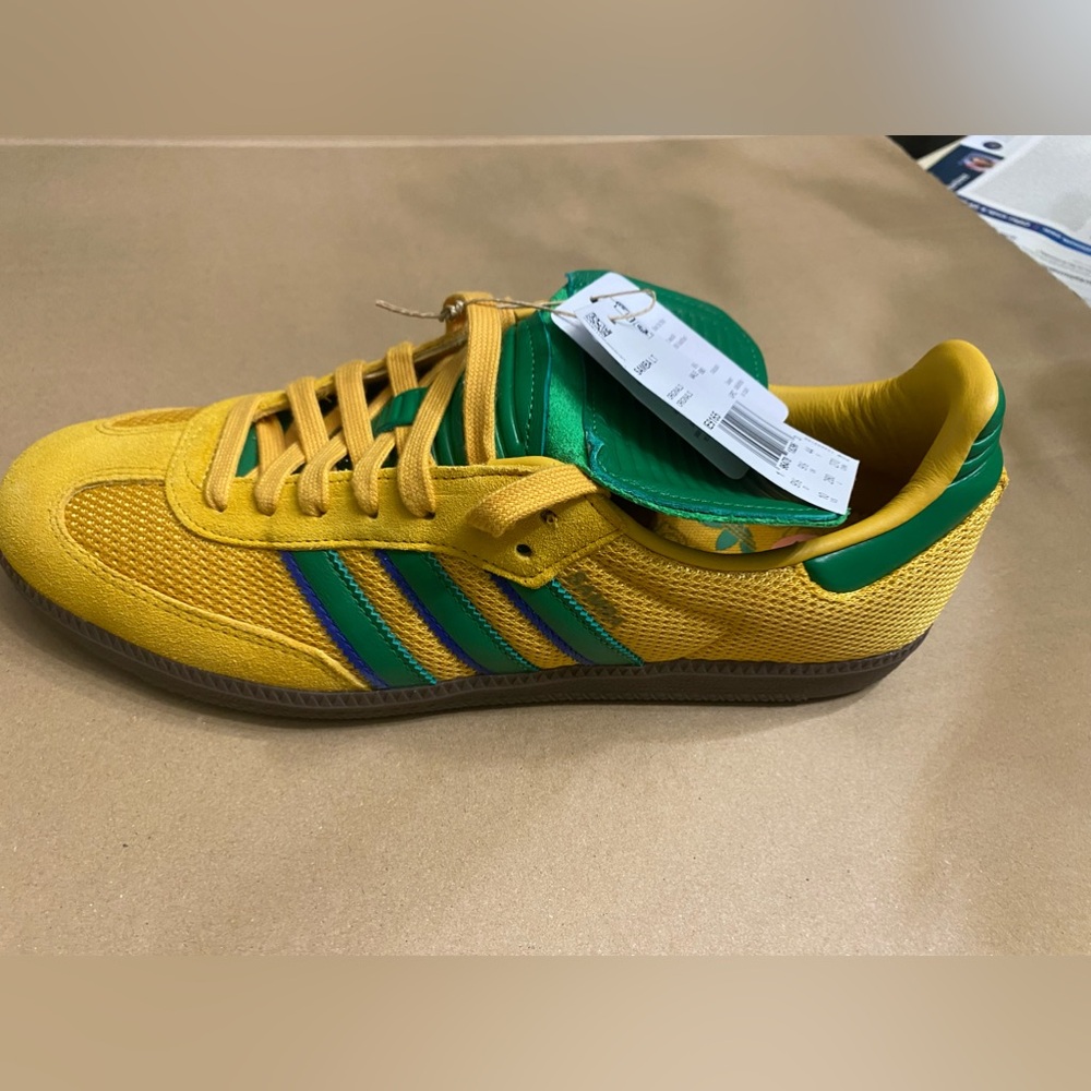 Adidas Originals Samba LT “Preloved Yellow/Green” Unisex Sneakers - Picture 8 of 11